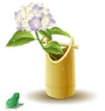 蛙と紫陽花.jpg